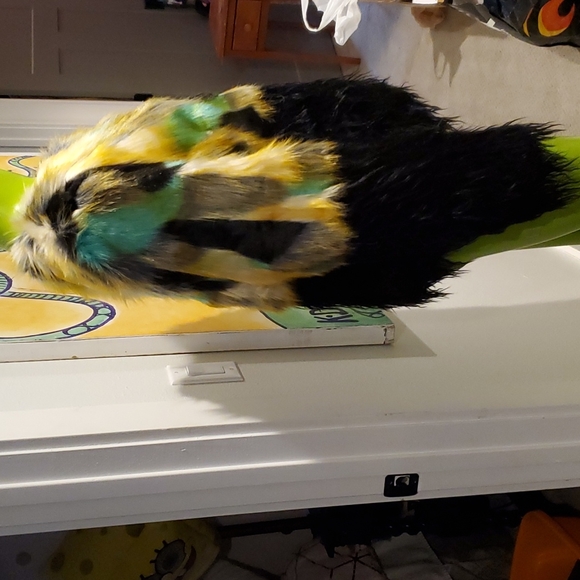 NEW Vintage style, faux fur, groovy jacket tags attached - BENEFITS RESCUE DOGS - Picture 5 of 15